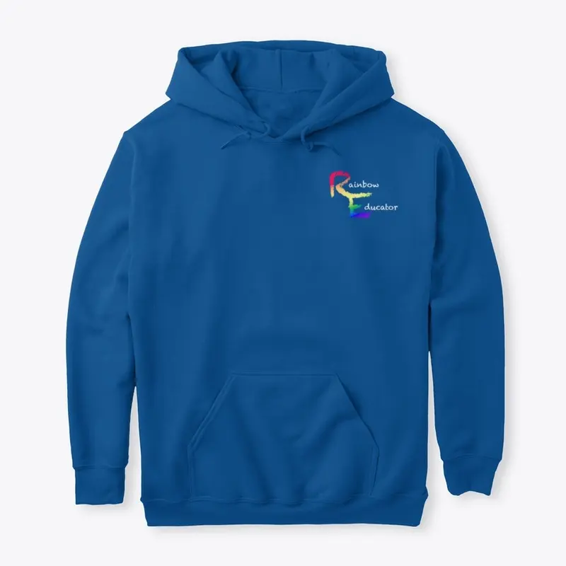 Rainbow Educator Signature Logo - White